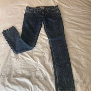 Size 28 acid washed jeans
